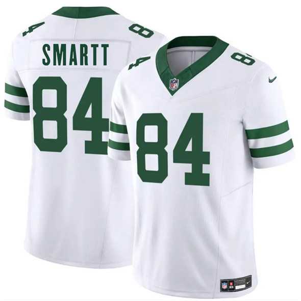 Men & Women & Youth New York Jets #84 Stone Smartt White 2025 F.U.S.E. Vapor Untouchable Limited Stitched Jersey